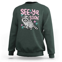 Funny Raccoon Graduation Sweatshirt Senior Grad 2026 See Ya Soon