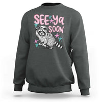 Funny Raccoon Graduation Sweatshirt Senior Grad 2026 See Ya Soon