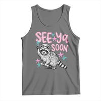 Funny Raccoon Graduation Tank Top Senior Grad 2026 See Ya Soon