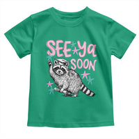 Funny Raccoon Graduation Toddler T Shirt Senior Grad 2026 See Ya Soon