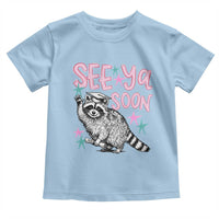 Funny Raccoon Graduation Toddler T Shirt Senior Grad 2026 See Ya Soon