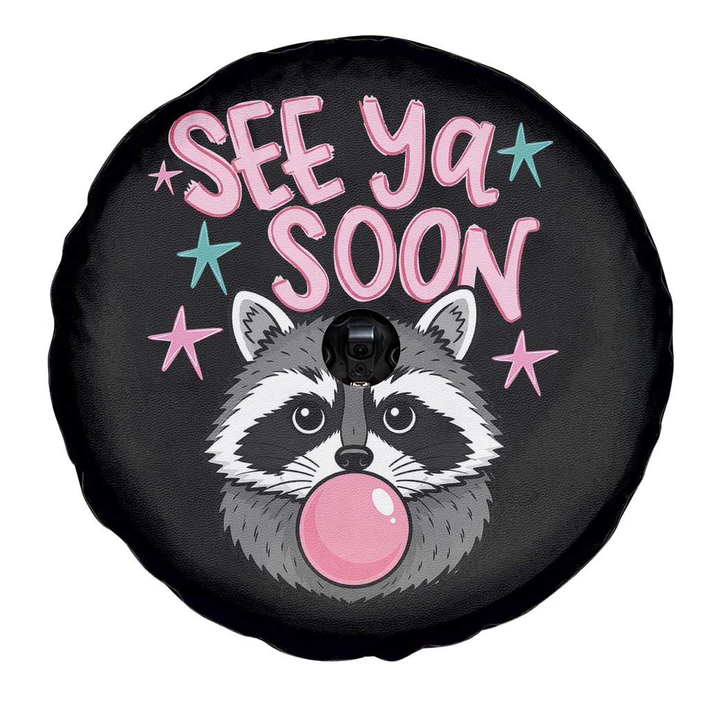 See Ya Soon Spare Tire Cover Funny Raccoon Summer Last Day Of School