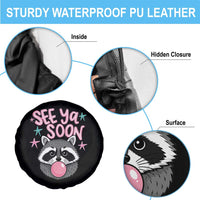 See Ya Soon Spare Tire Cover Funny Raccoon Summer Last Day Of School