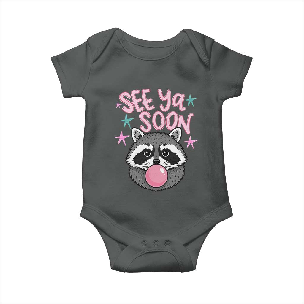 See Ya Soon Baby Onesie Funny Raccoon Summer Last Day Of School