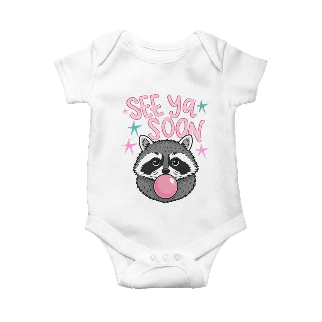 See Ya Soon Baby Onesie Funny Raccoon Summer Last Day Of School
