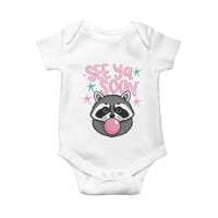 See Ya Soon Baby Onesie Funny Raccoon Summer Last Day Of School