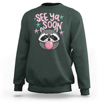 See Ya Soon Sweatshirt Funny Raccoon Summer Last Day Of School