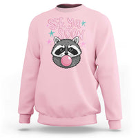 See Ya Soon Sweatshirt Funny Raccoon Summer Last Day Of School