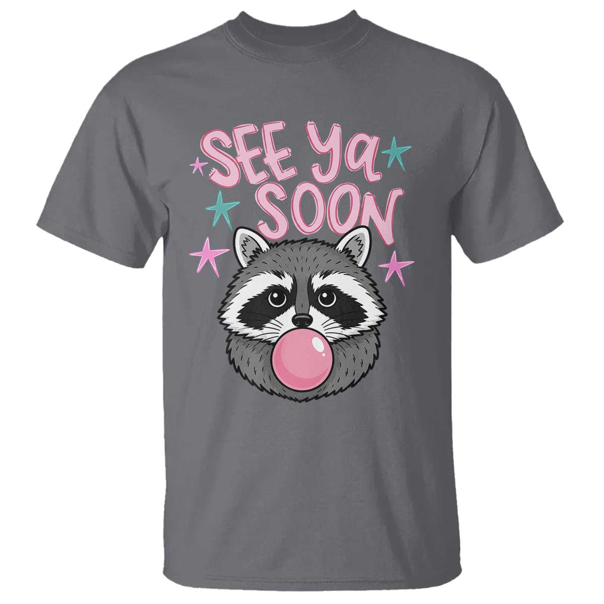 See Ya Soon T Shirt Funny Raccoon Summer Last Day Of School