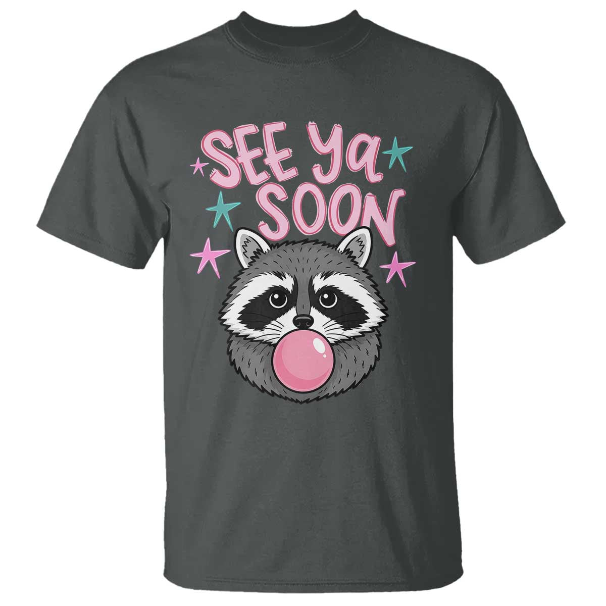 See Ya Soon T Shirt Funny Raccoon Summer Last Day Of School