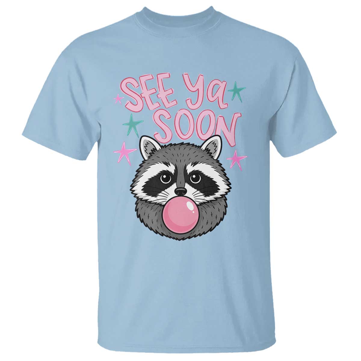 See Ya Soon T Shirt Funny Raccoon Summer Last Day Of School