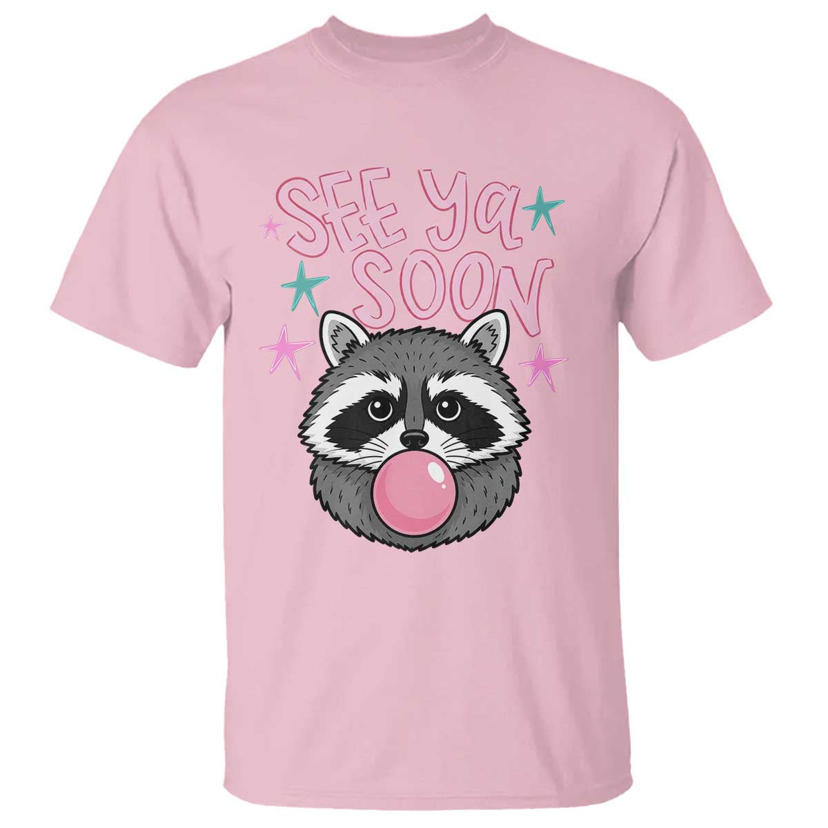 See Ya Soon T Shirt Funny Raccoon Summer Last Day Of School