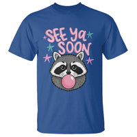 See Ya Soon T Shirt Funny Raccoon Summer Last Day Of School