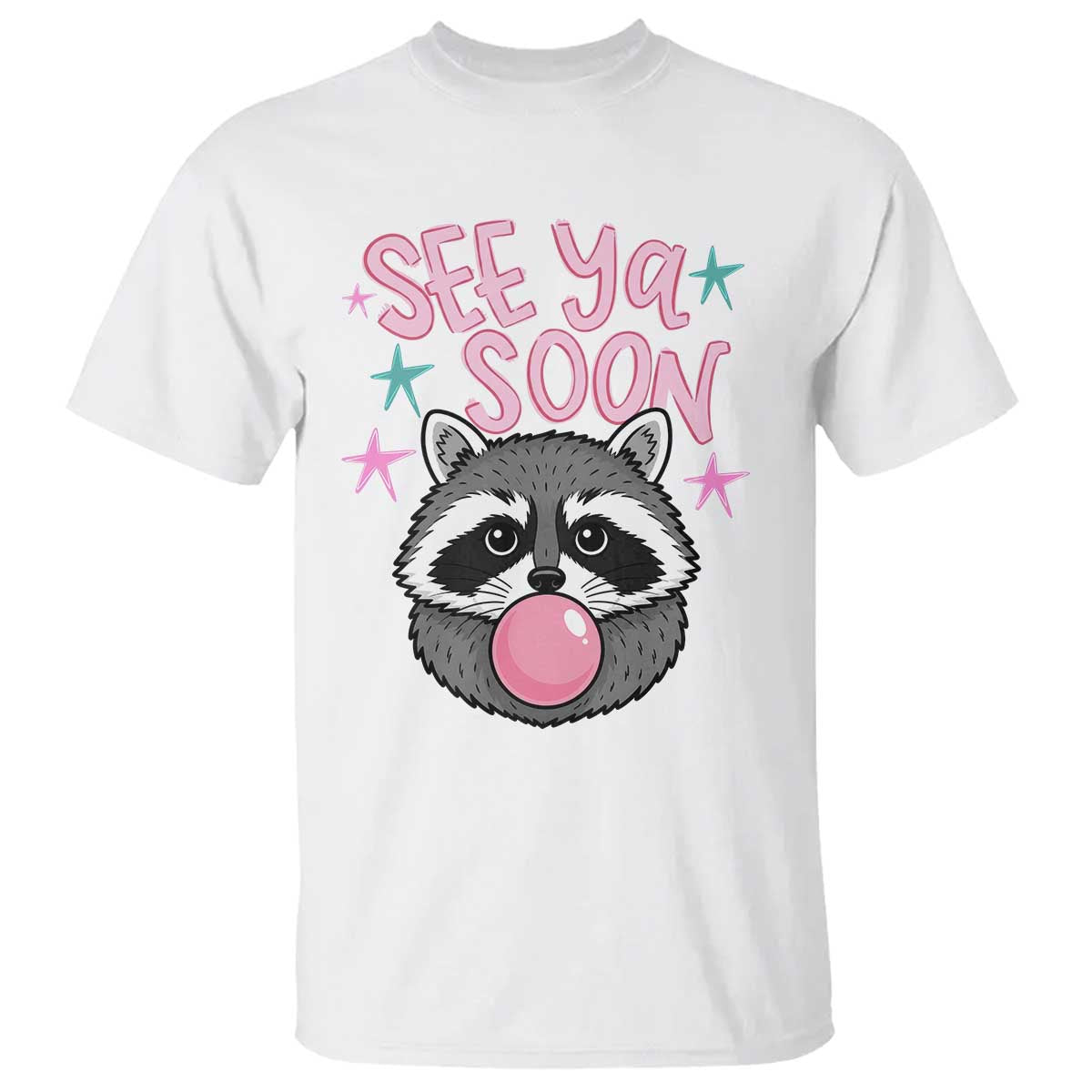 See Ya Soon T Shirt Funny Raccoon Summer Last Day Of School