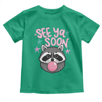 See Ya Soon Toddler T Shirt Funny Raccoon Summer Last Day Of School