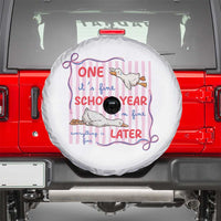 Striped One School Year Later Spare Tire Cover Funny Goose Teacher Summer