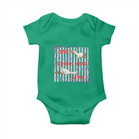 Striped One School Year Later Baby Onesie Funny Goose Teacher Summer