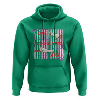 Striped One School Year Later Hoodie Funny Goose Teacher Summer