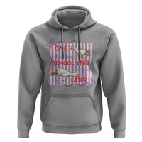Striped One School Year Later Hoodie Funny Goose Teacher Summer