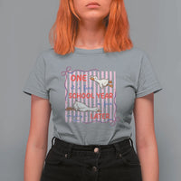 Striped One School Year Later T Shirt For Women Funny Goose Teacher Summer
