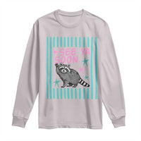 Striped Funny See Ya Soon Racoon Long Sleeve Shirt Last Day Of School Teacher