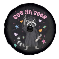See Ya Soon Raccoon Spare Tire Cover Funny Raccoon Graduation 2026