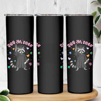 See Ya Soon Raccoon Skinny Tumbler Funny Raccoon Graduation 2026