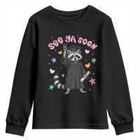 See Ya Soon Raccoon Youth Sweatshirt Funny Raccoon Graduation 2026