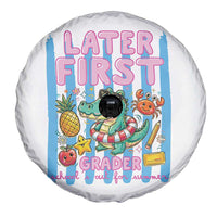 Later First Grader School's Out For Summer Spare Tire Cover Last Day Of School Later Gator Alligator