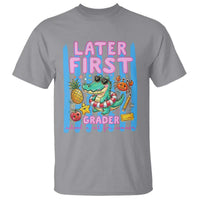 Later First Grader School's Out For Summer T Shirt Last Day Of School Later Gator Alligator