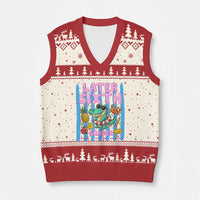 Later Sixth Grader School's Out For Summer V-Neck Knit Sweater Vest Last Day Of School Later Gator Alligator