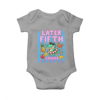 Later Fifth Grader School's Out For Summer Baby Onesie Last Day Of School Later Gator Alligator