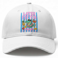 Later Fifth Grader School's Out For Summer Baseball Cap Last Day Of School Later Gator Alligator