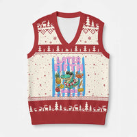 Later Fifth Grader School's Out For Summer V-Neck Knit Sweater Vest Last Day Of School Later Gator Alligator