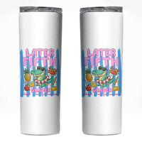 Later Fifth Grader School's Out For Summer Skinny Tumbler Last Day Of School Later Gator Alligator