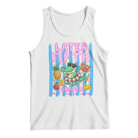 Later Fifth Grader School's Out For Summer Tank Top Last Day Of School Later Gator Alligator