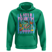 Later Fourth Grader School's Out For Summer Hoodie Last Day Of School Later Gator Alligator
