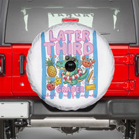 Later Third Grader School's Out For Summer Spare Tire Cover Last Day Of School Later Gator Alligator