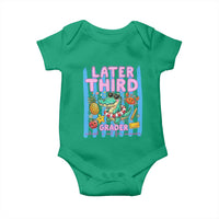 Later Third Grader School's Out For Summer Baby Onesie Last Day Of School Later Gator Alligator