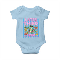 Later Third Grader School's Out For Summer Baby Onesie Last Day Of School Later Gator Alligator