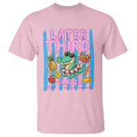Later Third Grader School's Out For Summer T Shirt Last Day Of School Later Gator Alligator