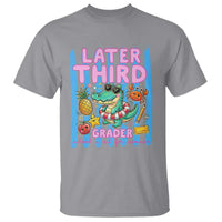Later Third Grader School's Out For Summer T Shirt Last Day Of School Later Gator Alligator