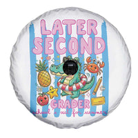 Later Second Grader School's Out For Summer Spare Tire Cover Last Day Of School Later Gator Alligator