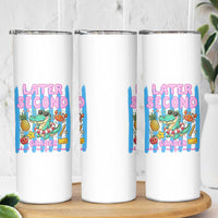 Later Second Grader School's Out For Summer Skinny Tumbler Last Day Of School Later Gator Alligator