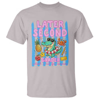 Later Second Grader School's Out For Summer T Shirt Last Day Of School Later Gator Alligator