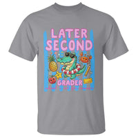 Later Second Grader School's Out For Summer T Shirt Last Day Of School Later Gator Alligator