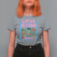 Later Second Grader School's Out For Summer T Shirt For Women Last Day Of School Later Gator Alligator