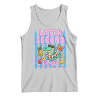 Later Second Grader School's Out For Summer Tank Top Last Day Of School Later Gator Alligator