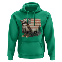 Bird Nerd Hoodie Funny Bird Watching Patriotic American Flag - Wonder Print Shop