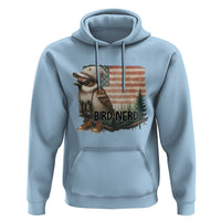 Bird Nerd Hoodie Funny Bird Watching Patriotic American Flag - Wonder Print Shop